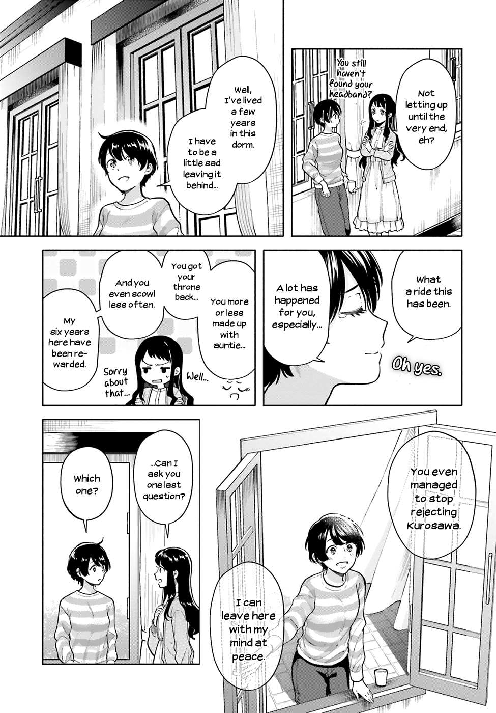 Ano Ko ni Kiss to Shirayuri wo Chapter 46 page 14 - Chapter 46: Shiramine and Kurosawa