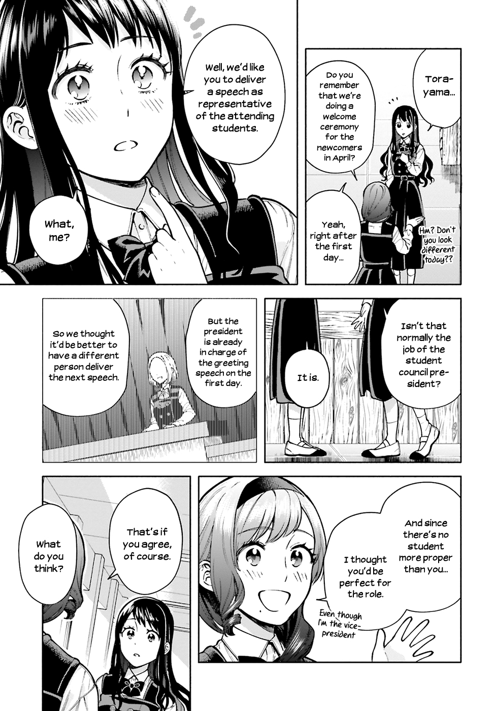 Ano Ko ni Kiss to Shirayuri wo Chapter 46 page 20 - Chapter 46: Shiramine and Kurosawa