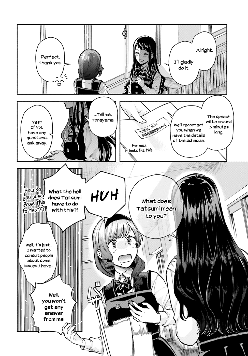 Ano Ko ni Kiss to Shirayuri wo Chapter 46 page 21 - Chapter 46: Shiramine and Kurosawa