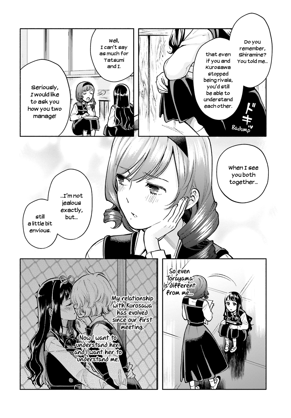 Ano Ko ni Kiss to Shirayuri wo Chapter 46 page 23 - Chapter 46: Shiramine and Kurosawa