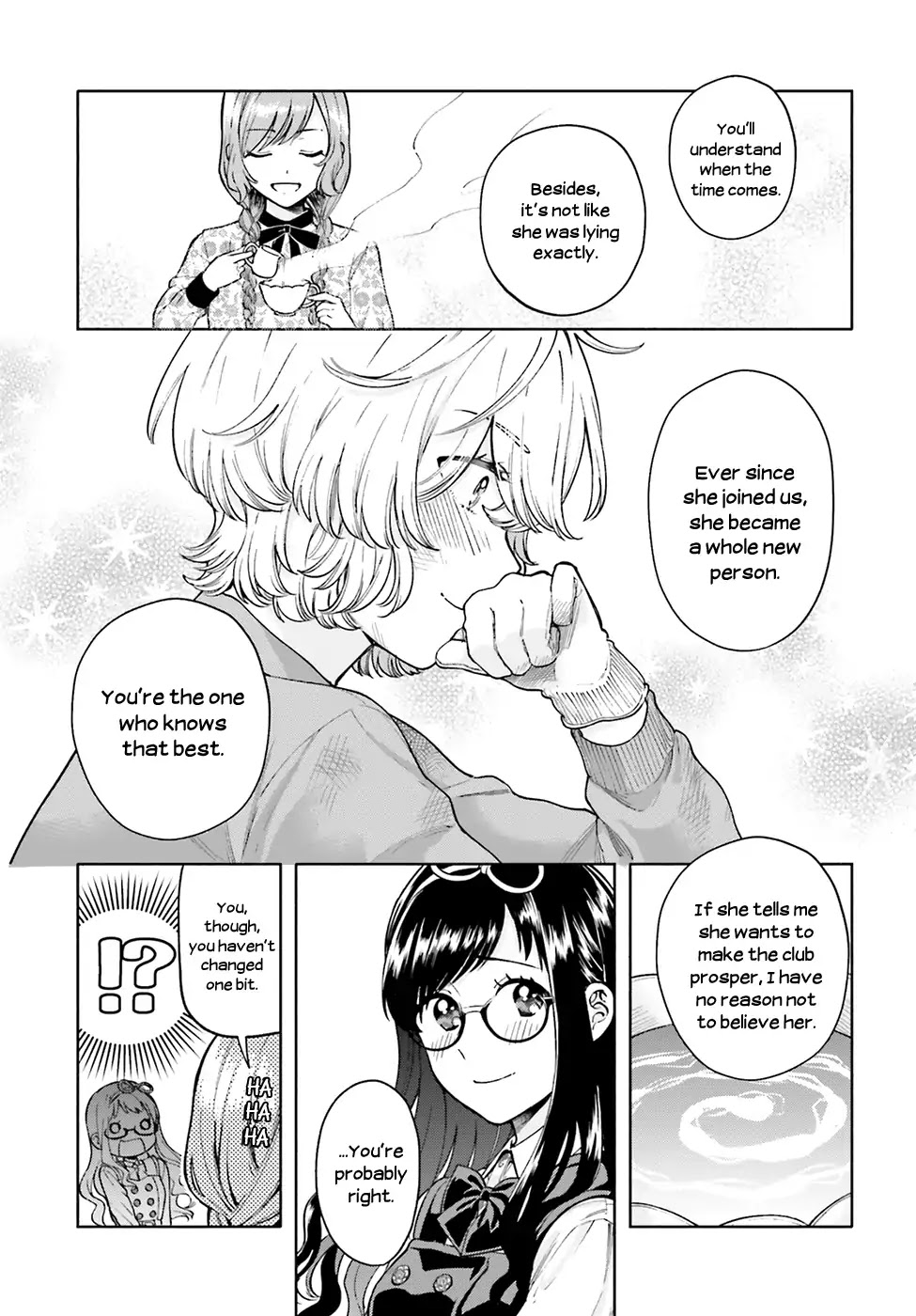 Ano Ko ni Kiss to Shirayuri wo Chapter 47 page 12 - Chapter 47: The Moon Also Shines During the Day