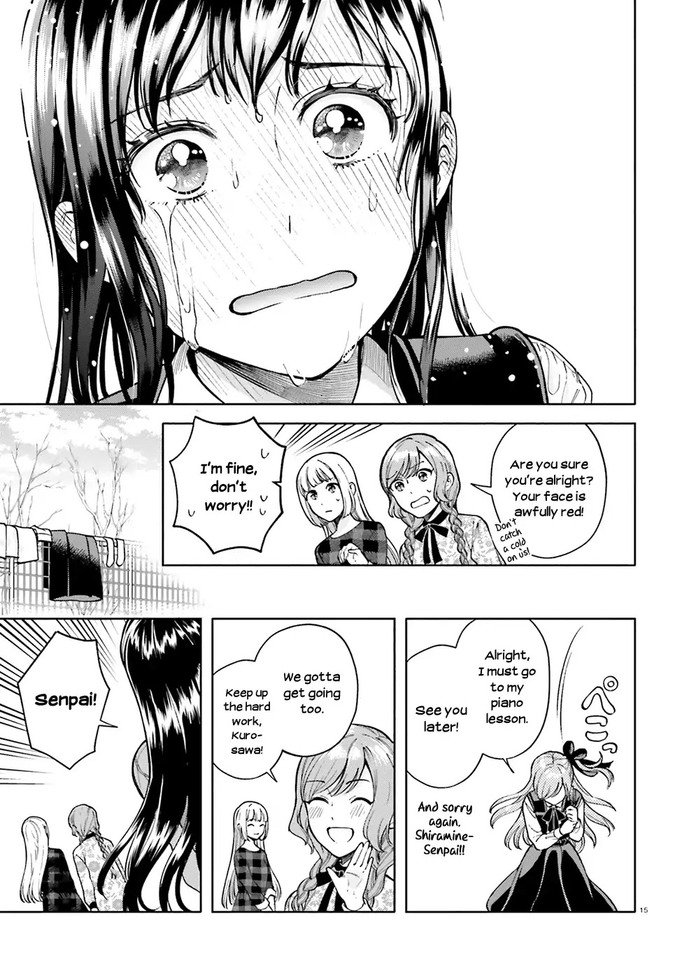 Ano Ko ni Kiss to Shirayuri wo Chapter 47 page 16 - Chapter 47: The Moon Also Shines During the Day