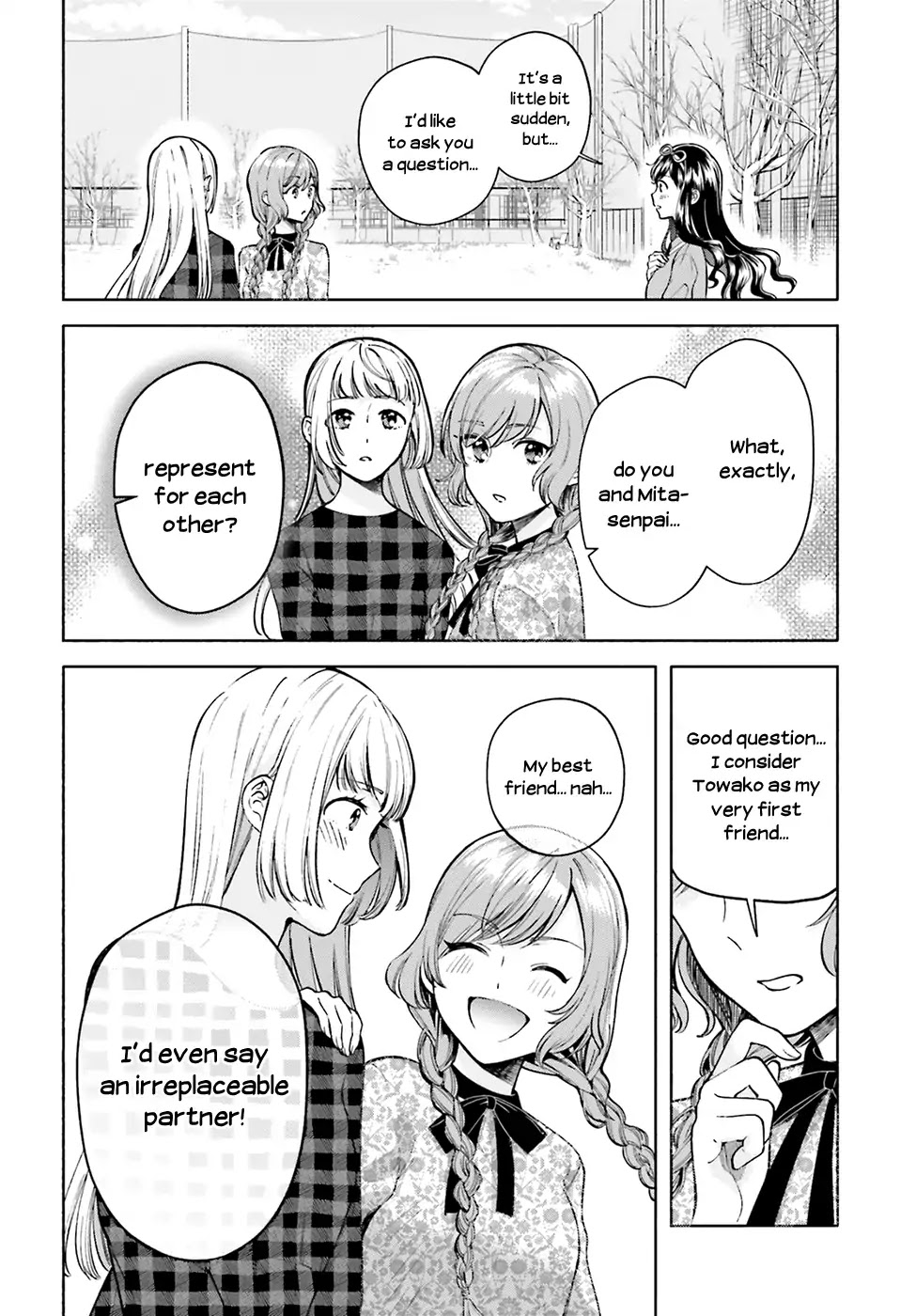 Ano Ko ni Kiss to Shirayuri wo Chapter 47 page 17 - Chapter 47: The Moon Also Shines During the Day