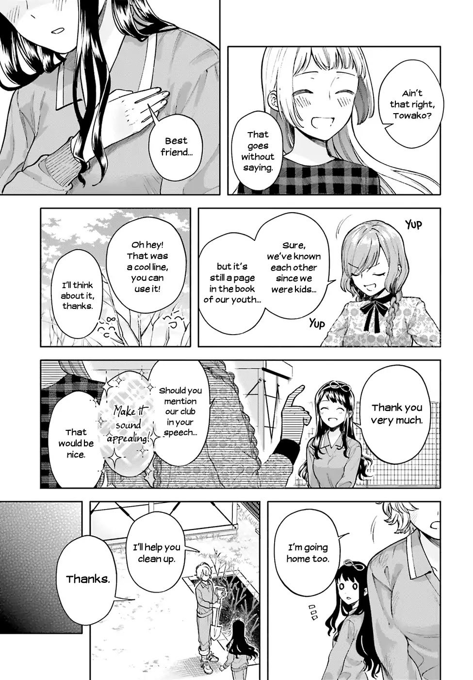 Ano Ko ni Kiss to Shirayuri wo Chapter 47 page 18 - Chapter 47: The Moon Also Shines During the Day
