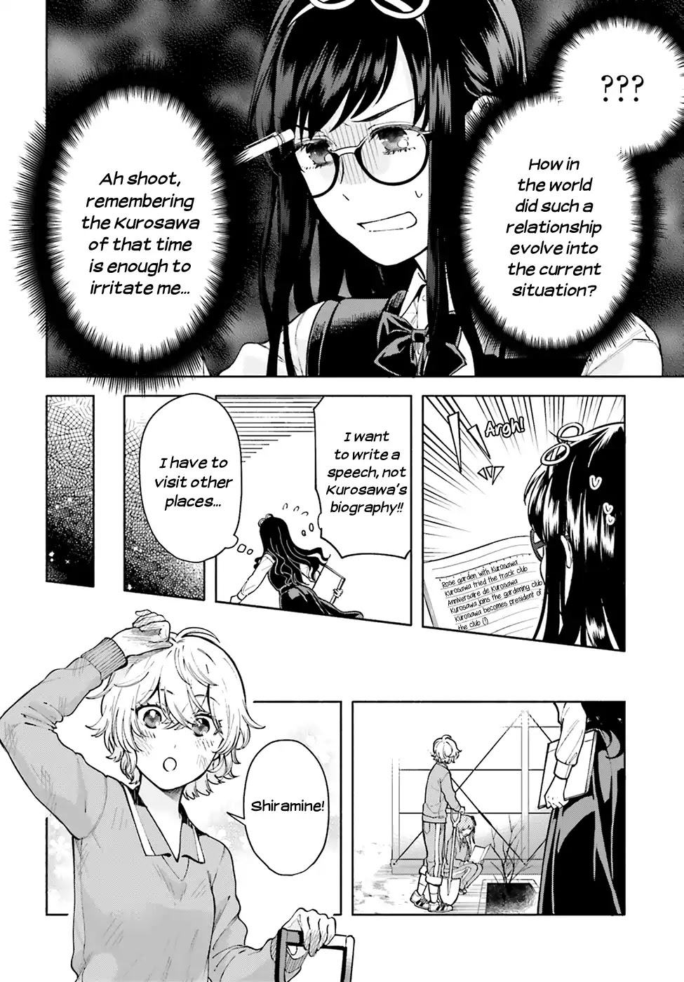 Ano Ko ni Kiss to Shirayuri wo Chapter 47 page 9 - Chapter 47: The Moon Also Shines During the Day
