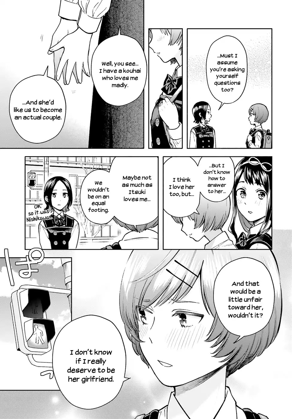 Ano Ko ni Kiss to Shirayuri wo Chapter 48 page 14 - Chapter 48: The End of the Journey