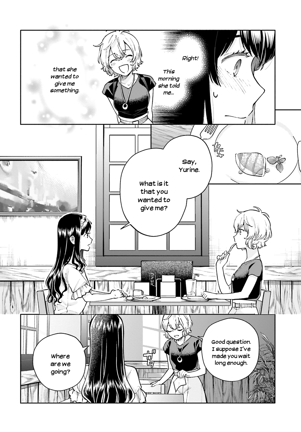 Ano Ko ni Kiss to Shirayuri wo Chapter 50 page 19 - Chapter 50: A Kiss and a White Lily for Her [END]