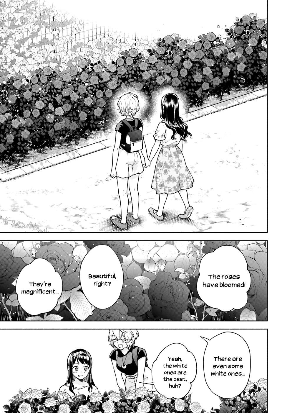 Ano Ko ni Kiss to Shirayuri wo Chapter 50 page 22 - Chapter 50: A Kiss and a White Lily for Her [END]