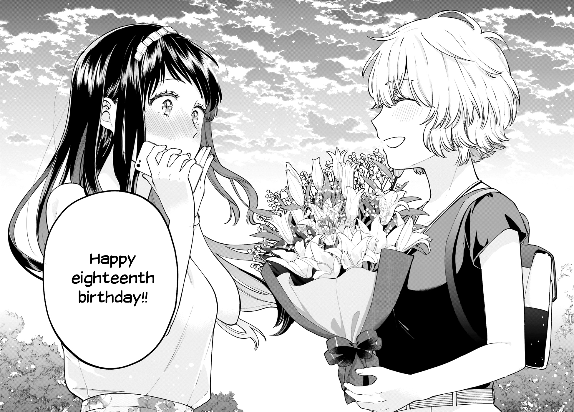Ano Ko ni Kiss to Shirayuri wo Chapter 50 page 25 - Chapter 50: A Kiss and a White Lily for Her [END]