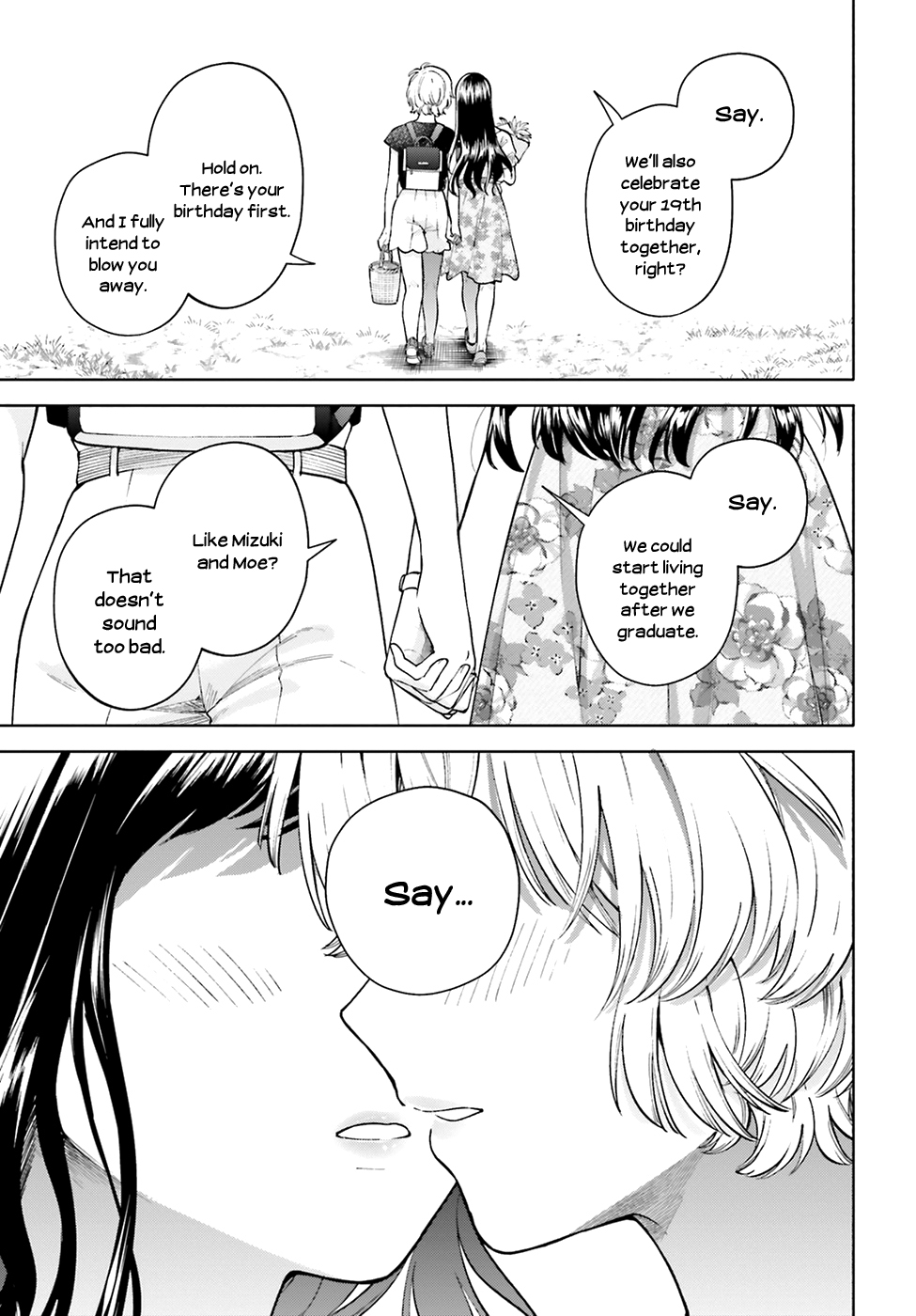 Ano Ko ni Kiss to Shirayuri wo Chapter 50 page 29 - Chapter 50: A Kiss and a White Lily for Her [END]