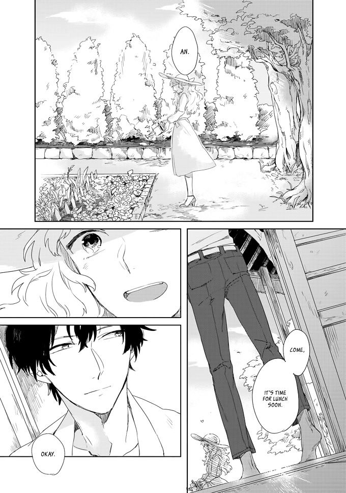 Ano ko ni Yasashii Sekai ga ii Chapter 1 page 2 - Chapter 1 : An no Niwa