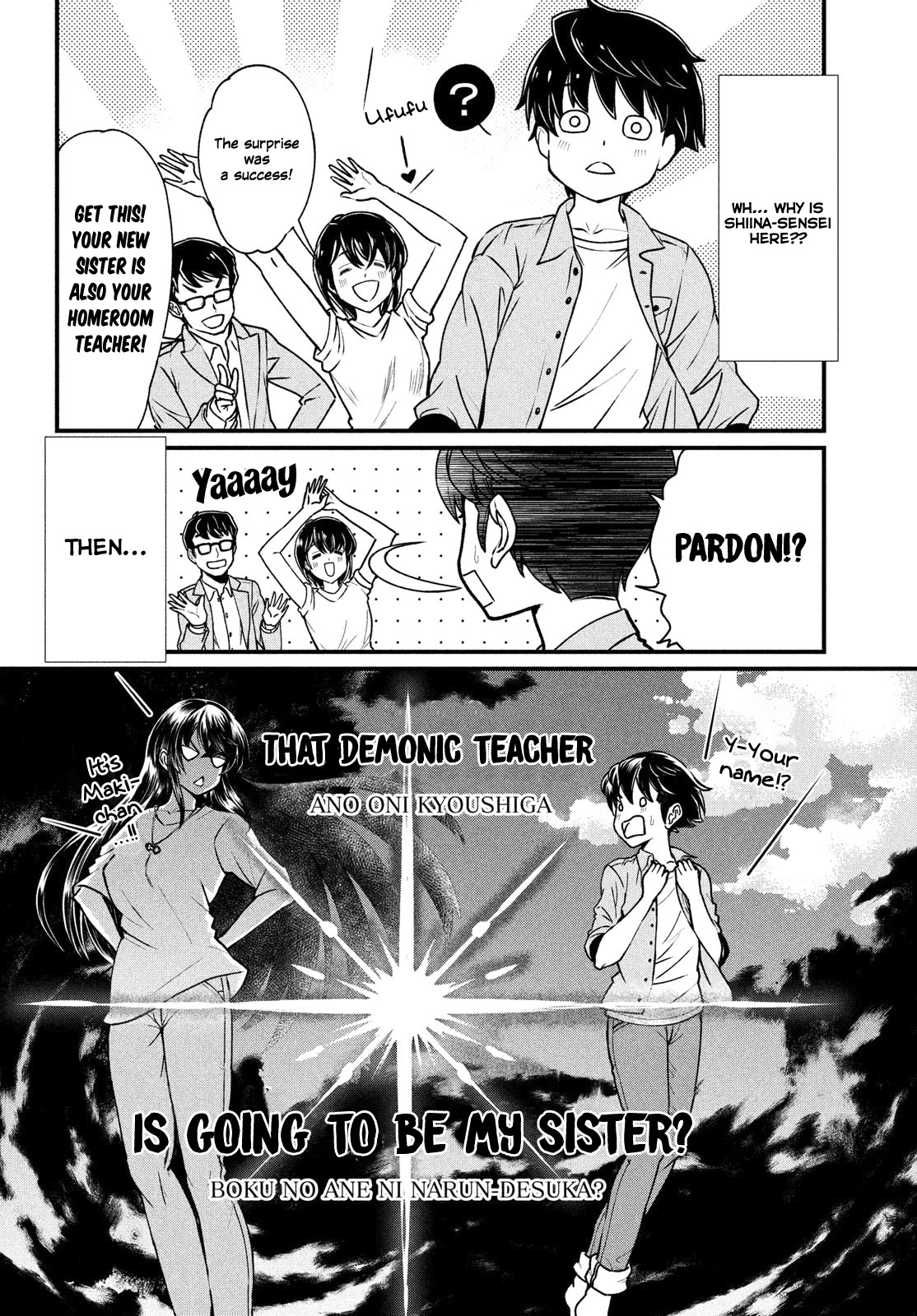 Ano Oni Kyōshi ga Boku no Ane ni Narundesuka? Chapter 1 page 19 - Chapter 1
