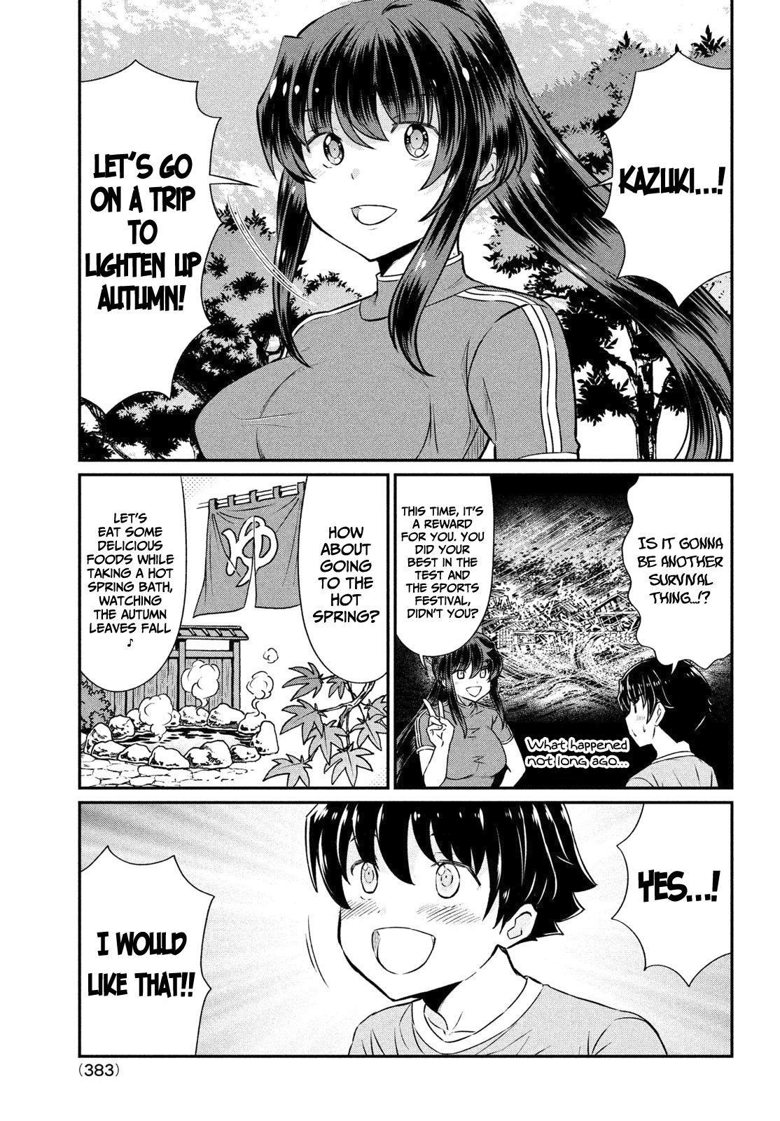 Ano Oni Kyōshi ga Boku no Ane ni Narundesuka? Chapter 20 page 4 - Chapter 20: I went on a trip with the demon teacher - The autumn leaves part
