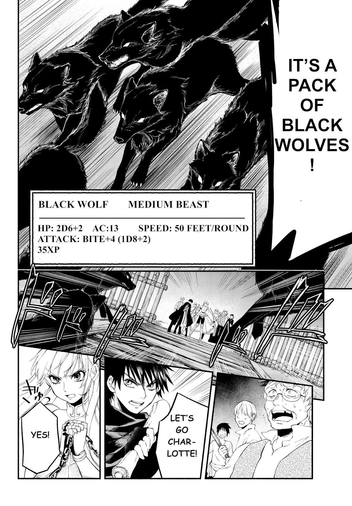 Another World Munchkin -Conquering the Dungeon as the Strongest and the Fastest with Only 1 HP- Chapter 10 page 4 - Chapter 10: The Black Wolves Attack