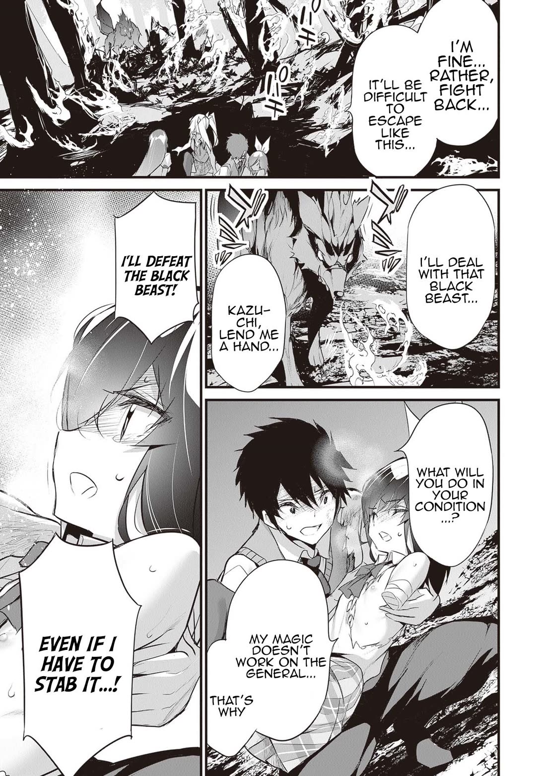 Another World Survival: Min-maxing my Support and Summoning Magic Chapter 25 page 13 - Chapter 25: The lost left arm