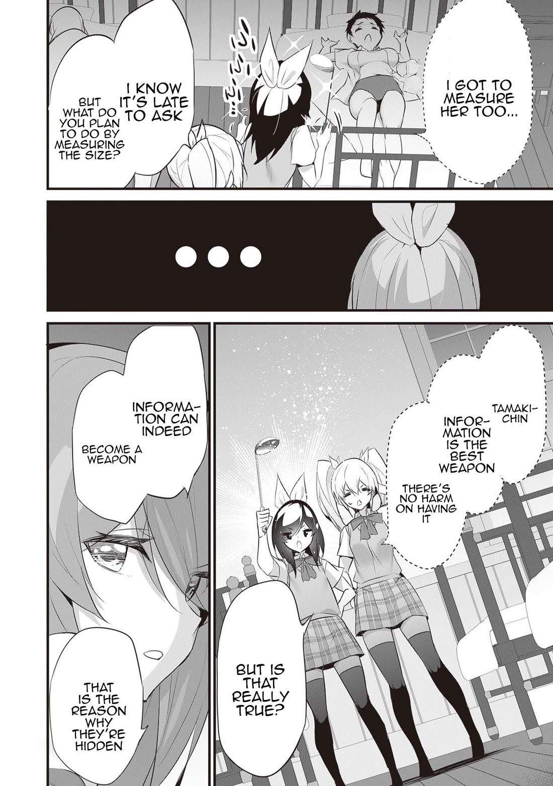 Another World Survival: Min-maxing my Support and Summoning Magic Chapter 27.5 page 4 - Chapter 27.5: Shiki-san's size