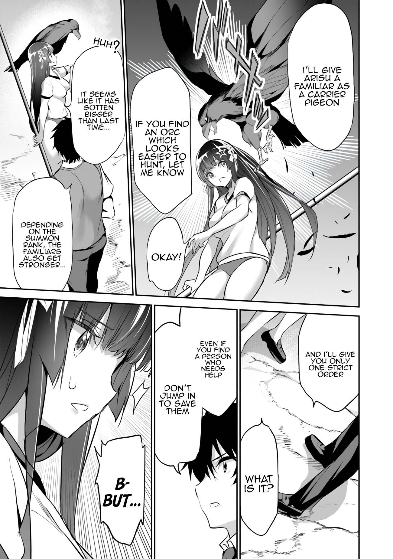 Another World Survival: Min-maxing my Support and Summoning Magic Chapter 8 page 19 - Chapter 8: The End of a Long Day