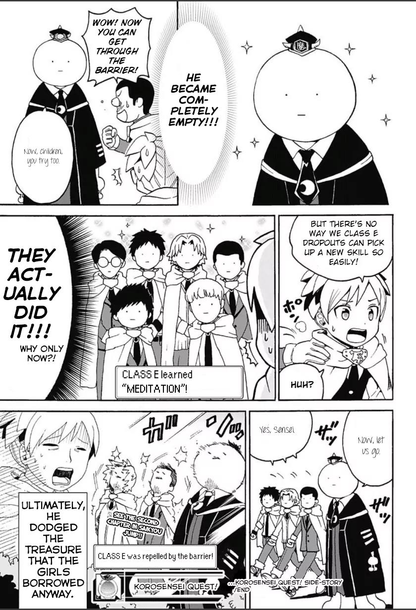 Ansatsu Kyoushitsu Spin-off Koro-sense Q! Chapter 1.5 page 10 - Chapter 1.5: Side-story (WSJ Special)