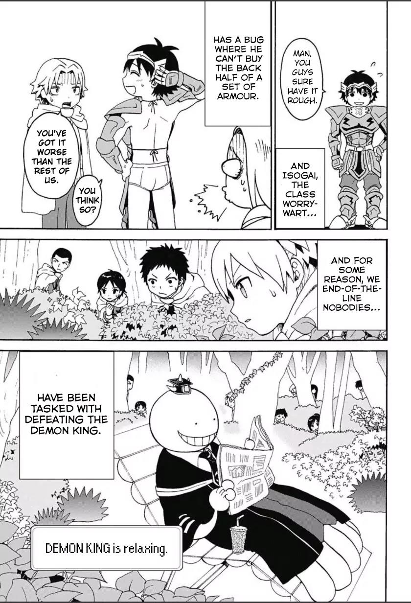 Ansatsu Kyoushitsu Spin-off Koro-sense Q! Chapter 1.5 page 4 - Chapter 1.5: Side-story (WSJ Special)