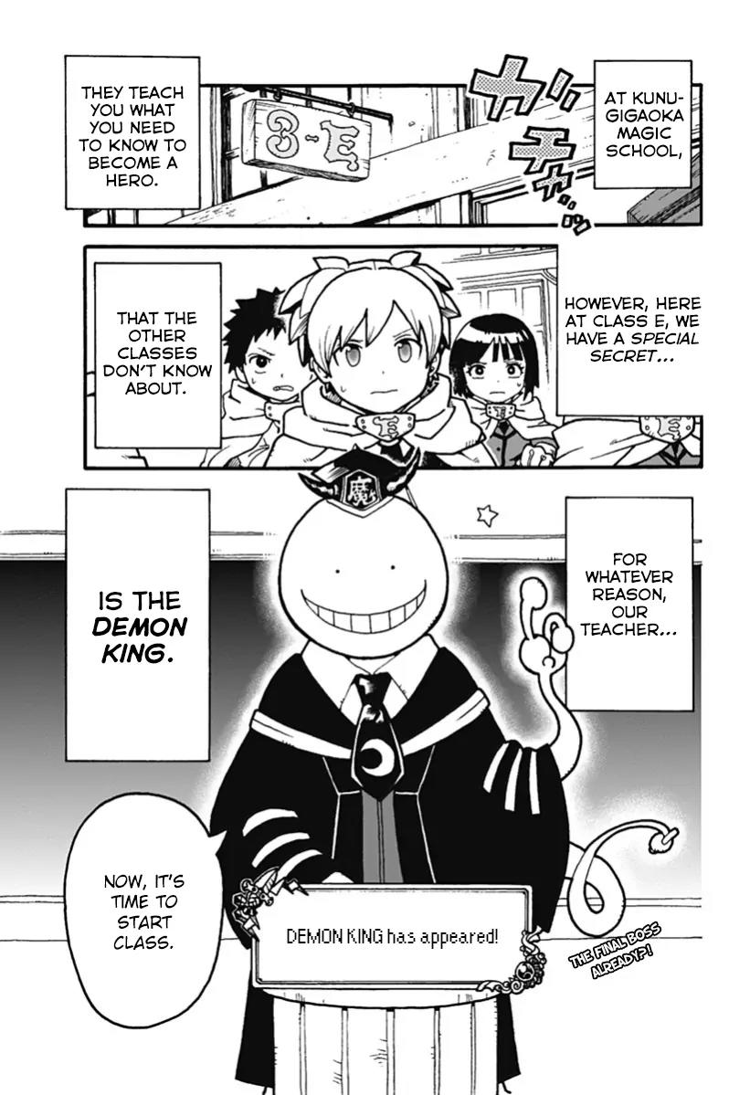 Ansatsu Kyoushitsu Spin-off Koro-sense Q! Chapter 1 page 3 - Chapter 1: The Demon King and Class E