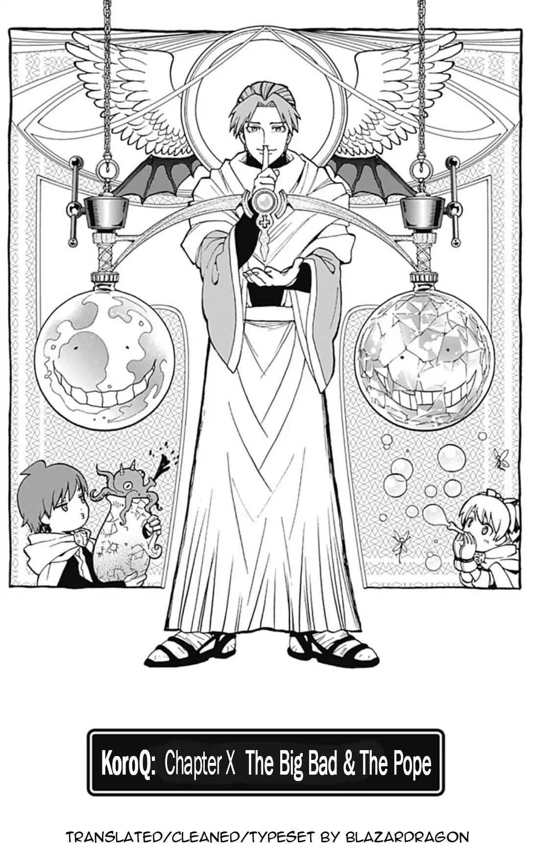 Ansatsu Kyoushitsu Spin-off Koro-sense Q! Chapter 10 page 1 - Chapter 10: The Big Bad & The Pope