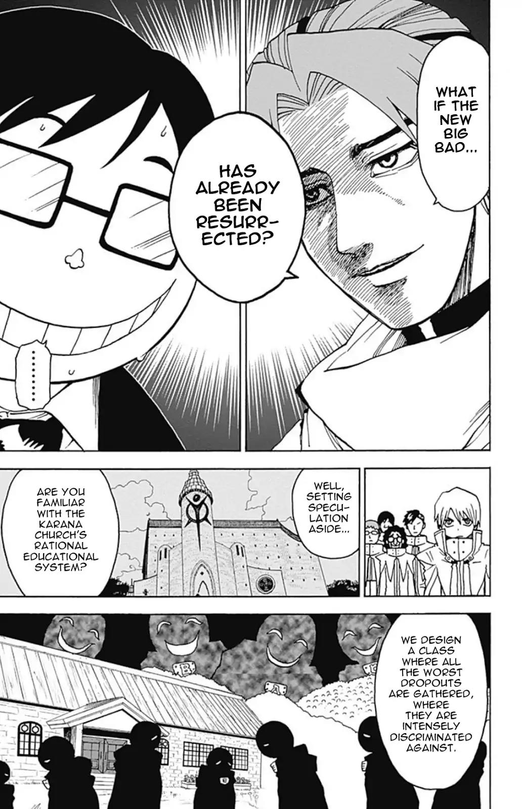 Ansatsu Kyoushitsu Spin-off Koro-sense Q! Chapter 10 page 19 - Chapter 10: The Big Bad & The Pope