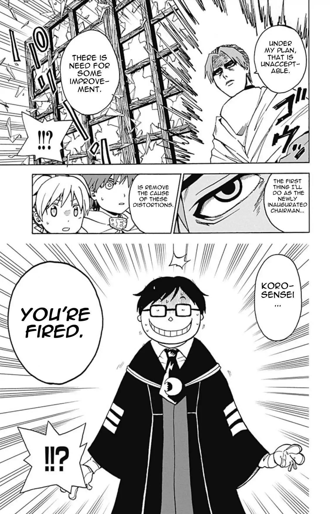 Ansatsu Kyoushitsu Spin-off Koro-sense Q! Chapter 10 page 21 - Chapter 10: The Big Bad & The Pope