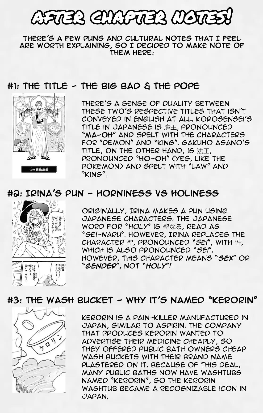 Ansatsu Kyoushitsu Spin-off Koro-sense Q! Chapter 10 page 23 - Chapter 10: The Big Bad & The Pope