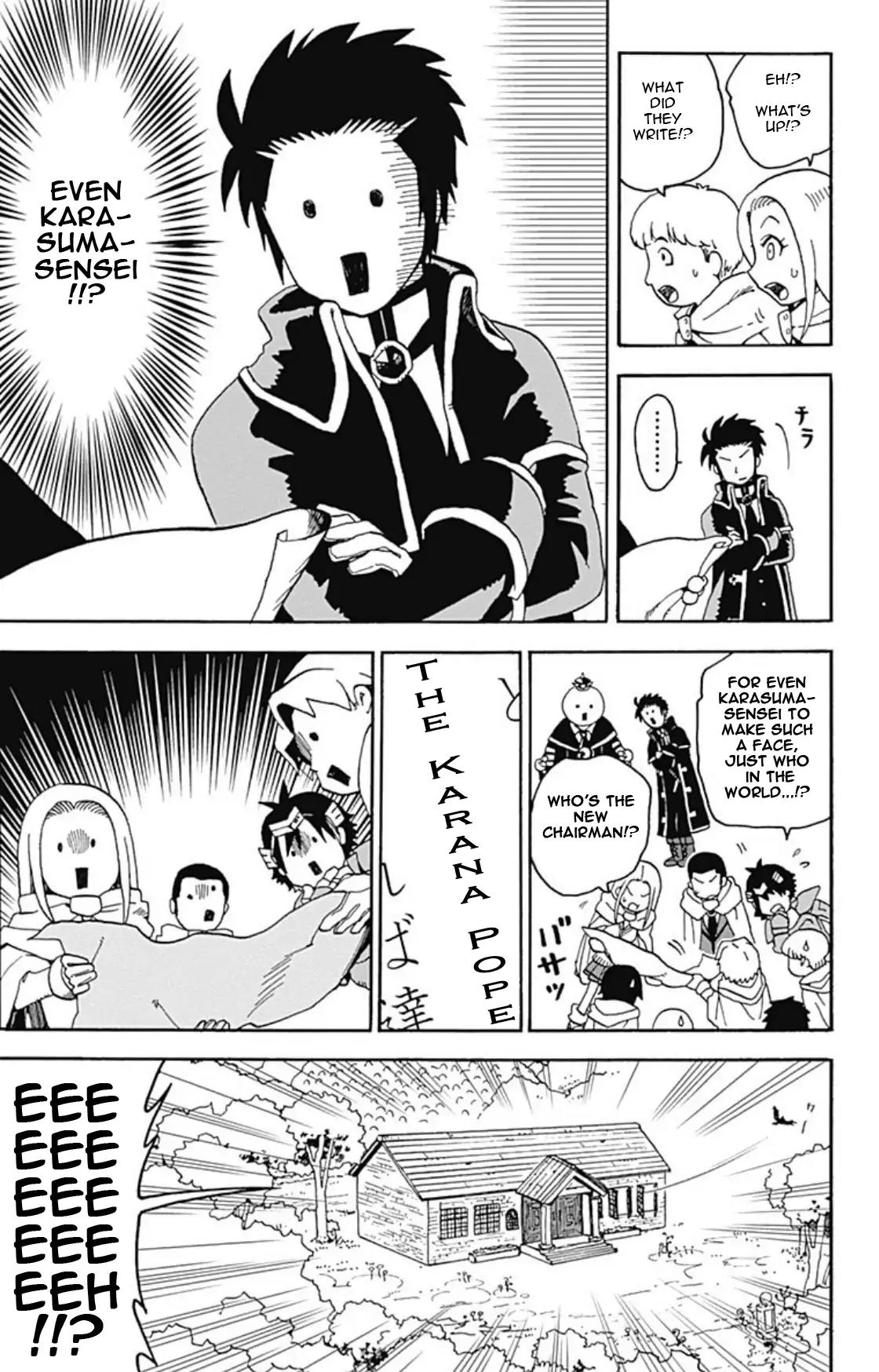 Ansatsu Kyoushitsu Spin-off Koro-sense Q! Chapter 10 page 3 - Chapter 10: The Big Bad & The Pope