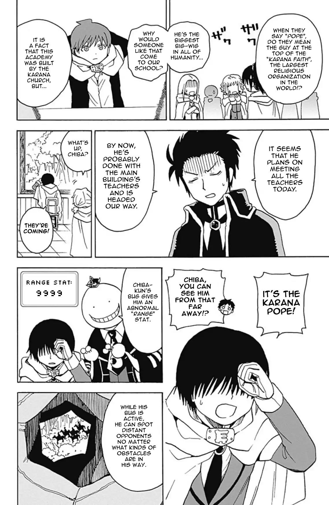Ansatsu Kyoushitsu Spin-off Koro-sense Q! Chapter 10 page 4 - Chapter 10: The Big Bad & The Pope