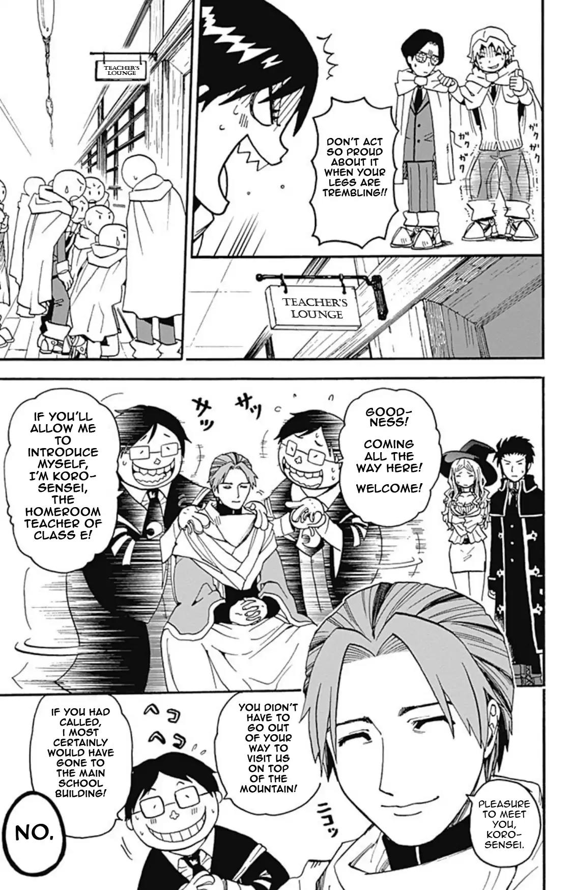 Ansatsu Kyoushitsu Spin-off Koro-sense Q! Chapter 10 page 9 - Chapter 10: The Big Bad & The Pope