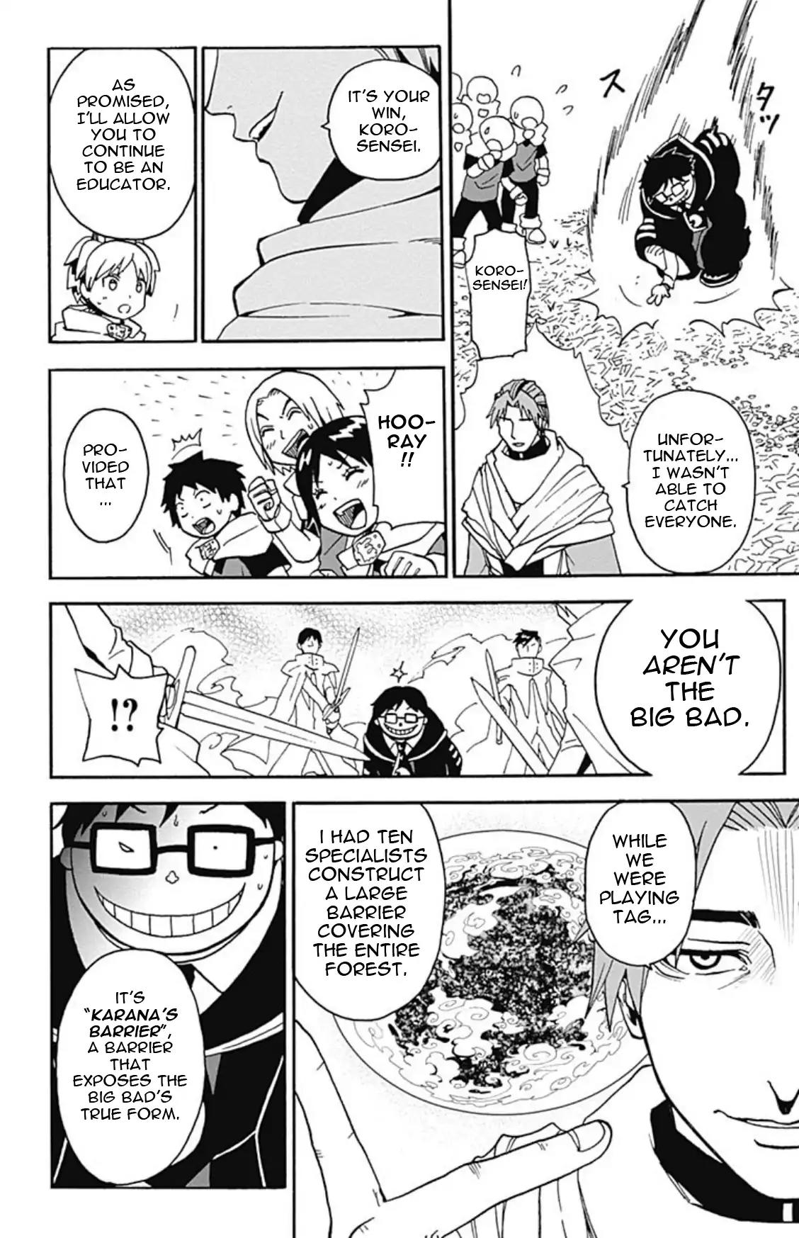 Ansatsu Kyoushitsu Spin-off Koro-sense Q! Chapter 11 page 14 - Chapter 11: Playing Tag With The Pope