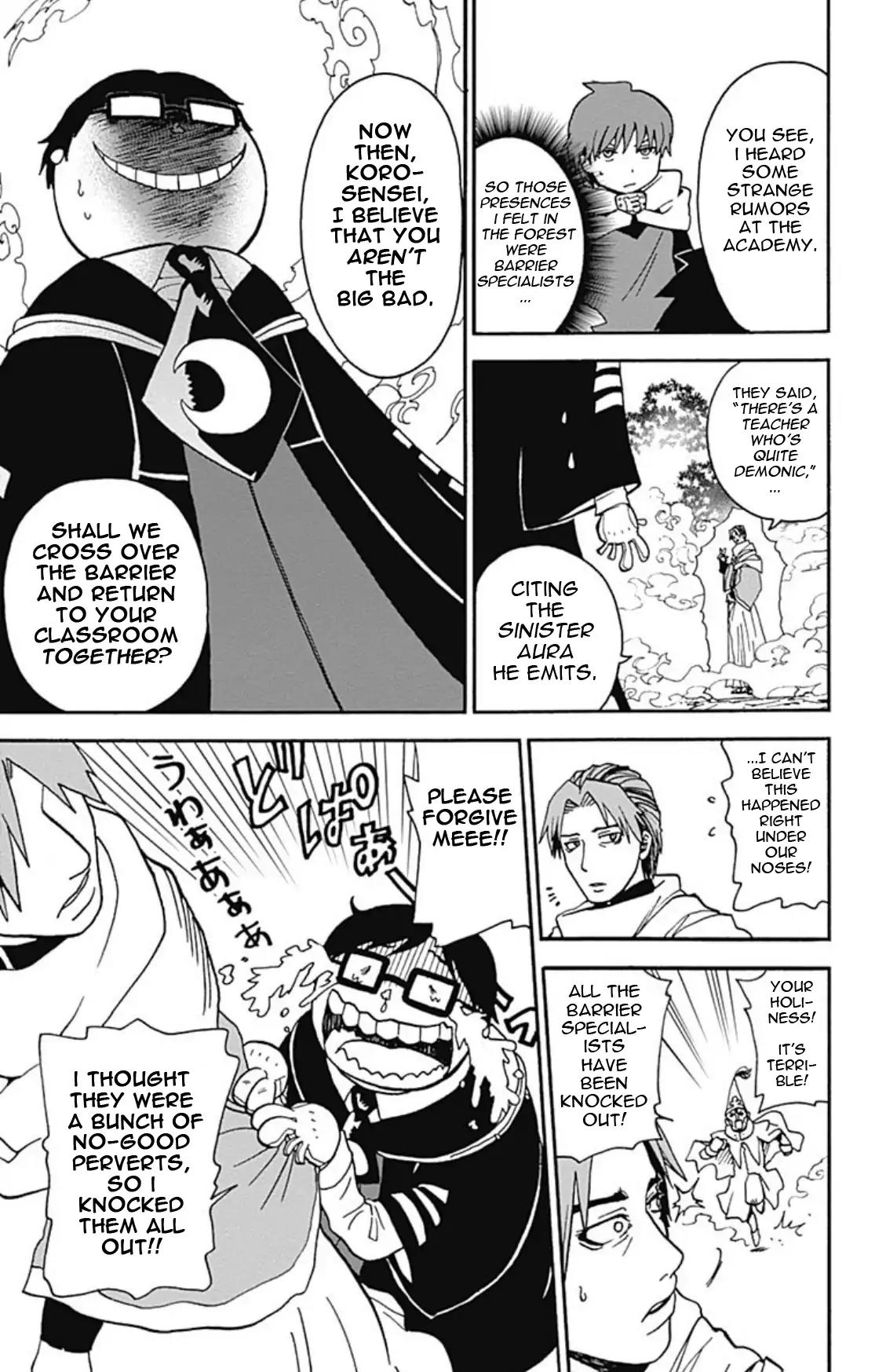 Ansatsu Kyoushitsu Spin-off Koro-sense Q! Chapter 11 page 15 - Chapter 11: Playing Tag With The Pope