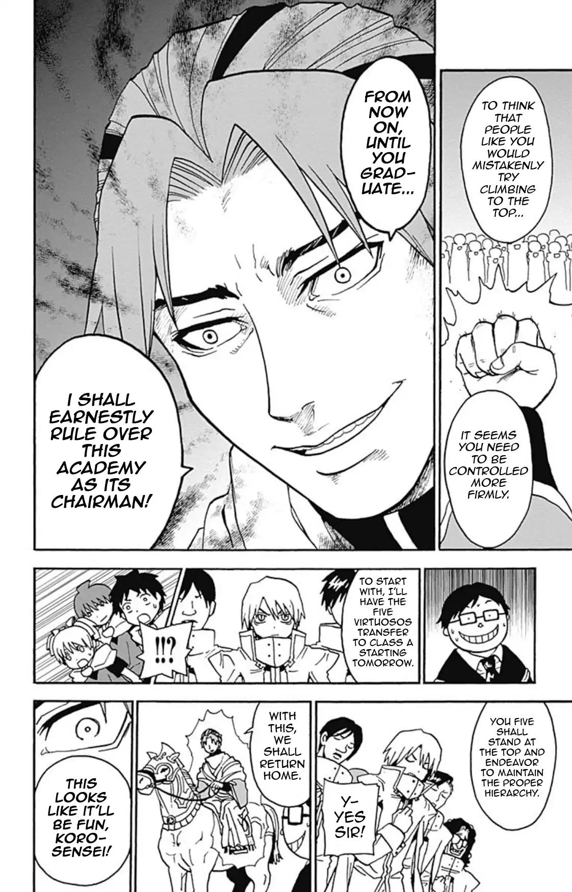 Ansatsu Kyoushitsu Spin-off Koro-sense Q! Chapter 11 page 18 - Chapter 11: Playing Tag With The Pope