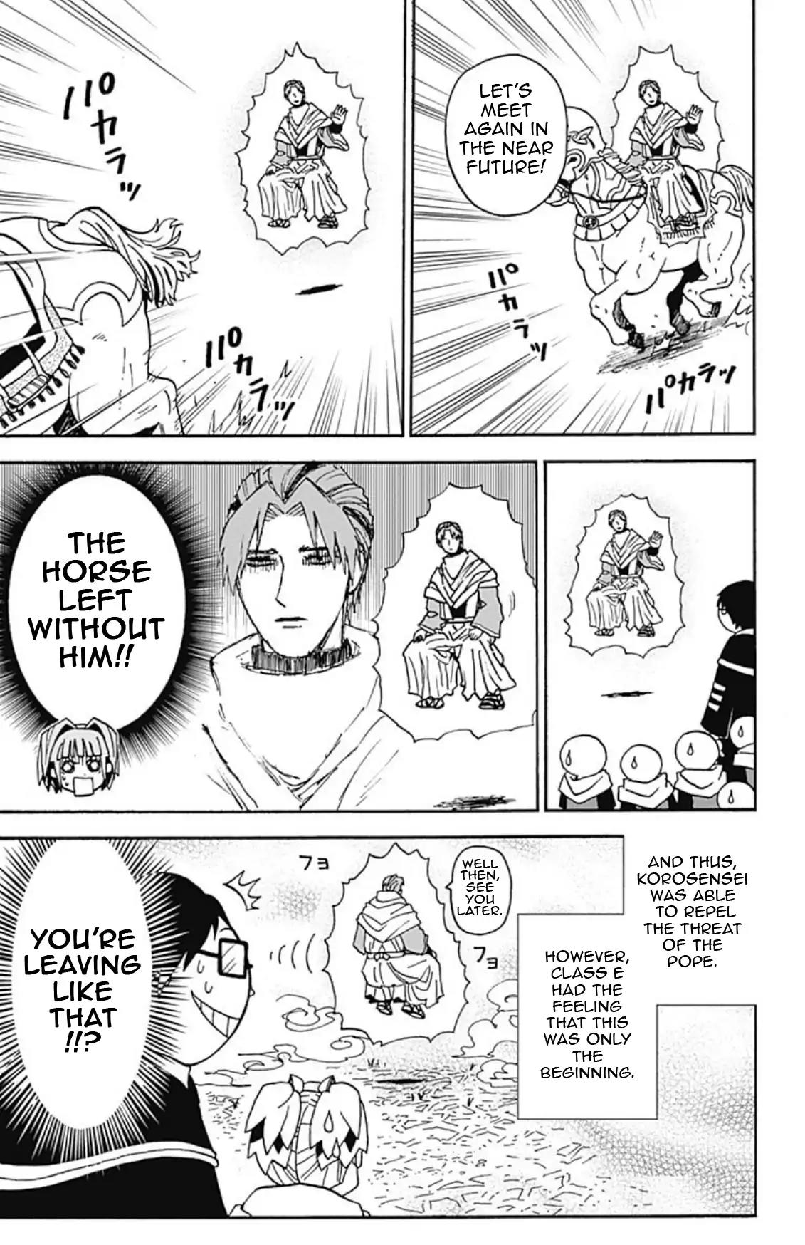 Ansatsu Kyoushitsu Spin-off Koro-sense Q! Chapter 11 page 19 - Chapter 11: Playing Tag With The Pope