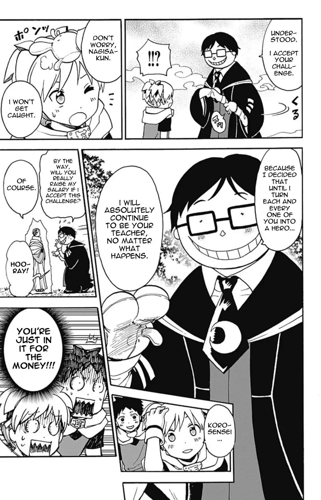 Ansatsu Kyoushitsu Spin-off Koro-sense Q! Chapter 11 page 5 - Chapter 11: Playing Tag With The Pope