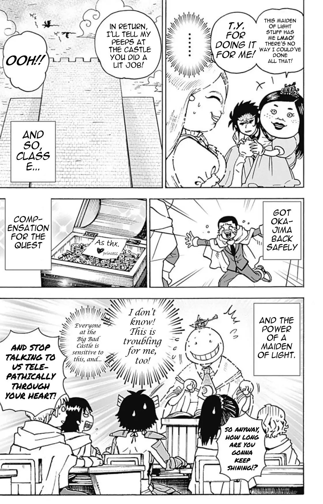 Ansatsu Kyoushitsu Spin-off Koro-sense Q! Chapter 14 page 31 - Chapter 14: The Maiden of Light