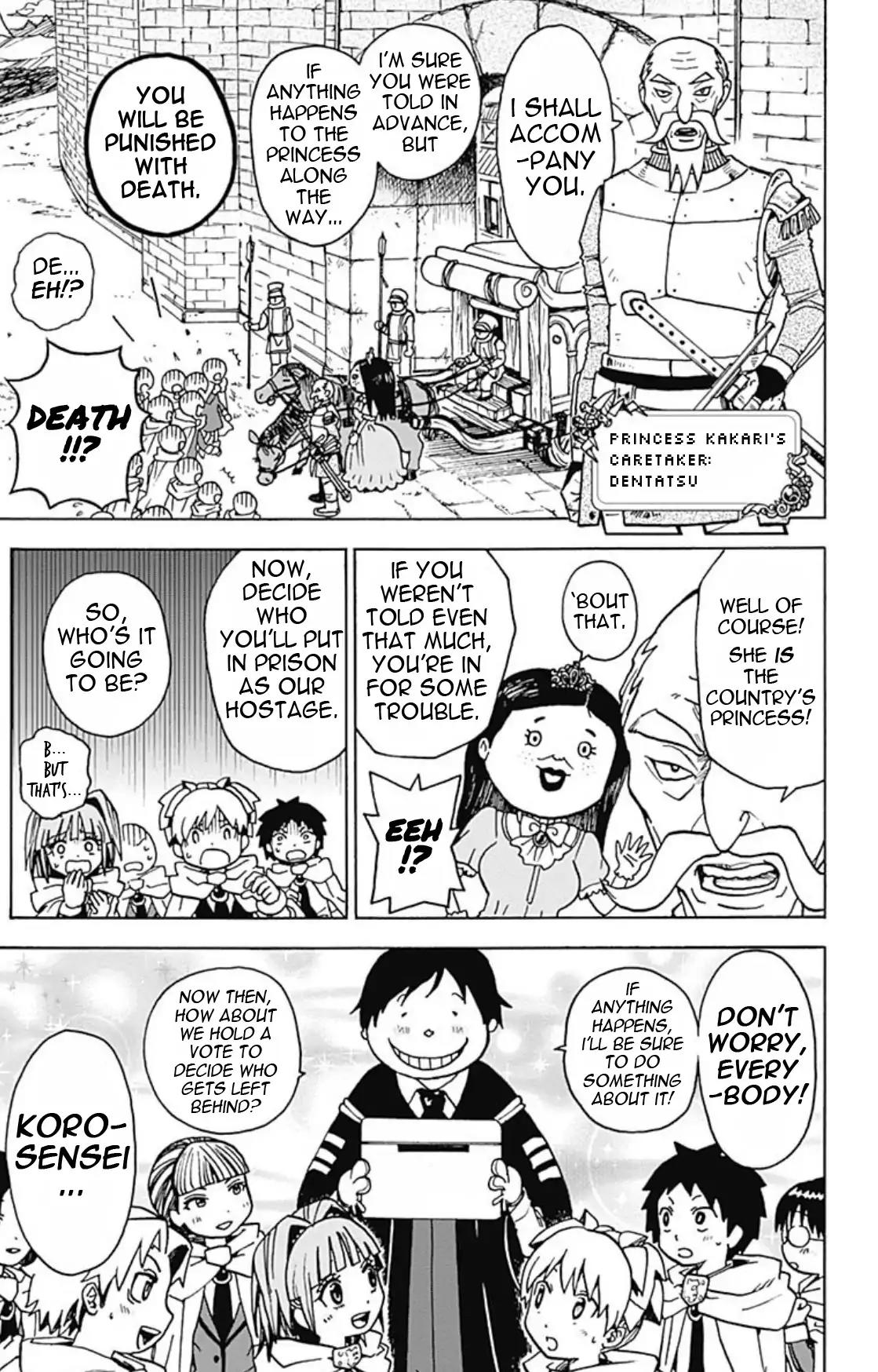 Ansatsu Kyoushitsu Spin-off Koro-sense Q! Chapter 14 page 5 - Chapter 14: The Maiden of Light