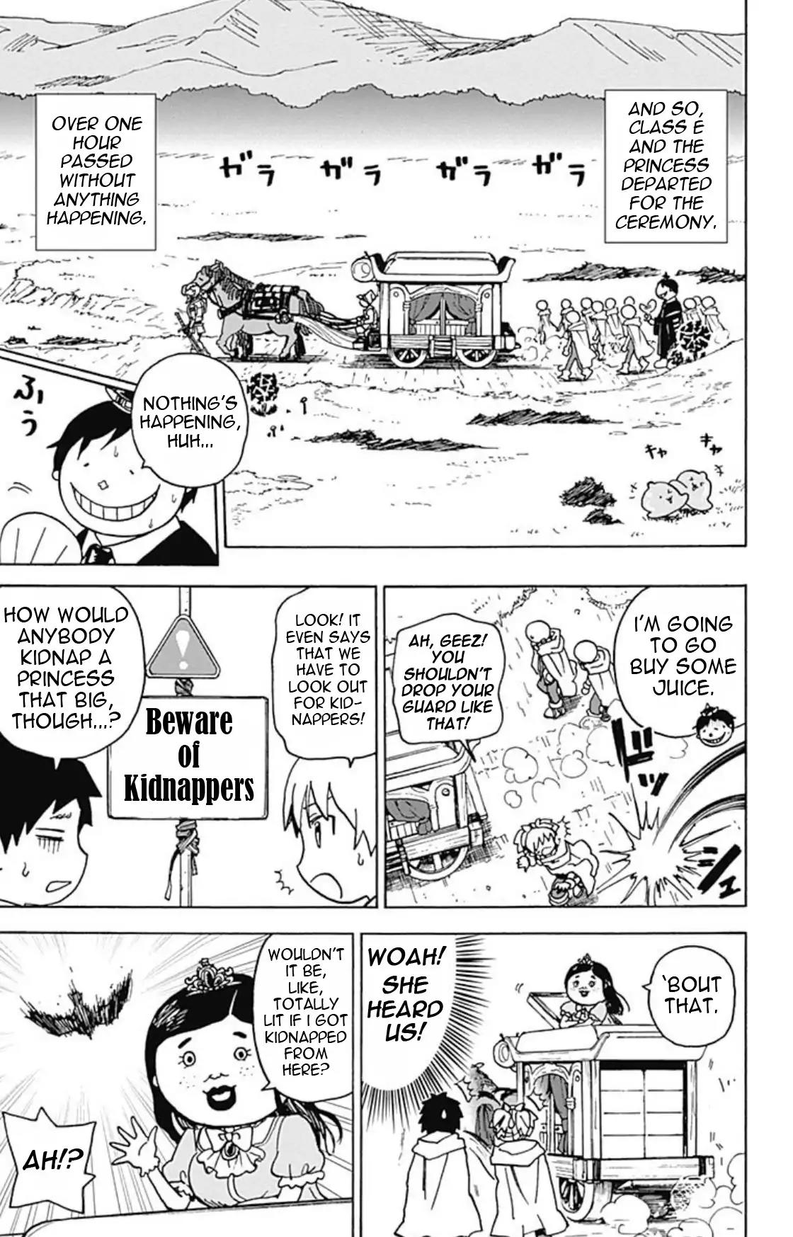Ansatsu Kyoushitsu Spin-off Koro-sense Q! Chapter 14 page 7 - Chapter 14: The Maiden of Light
