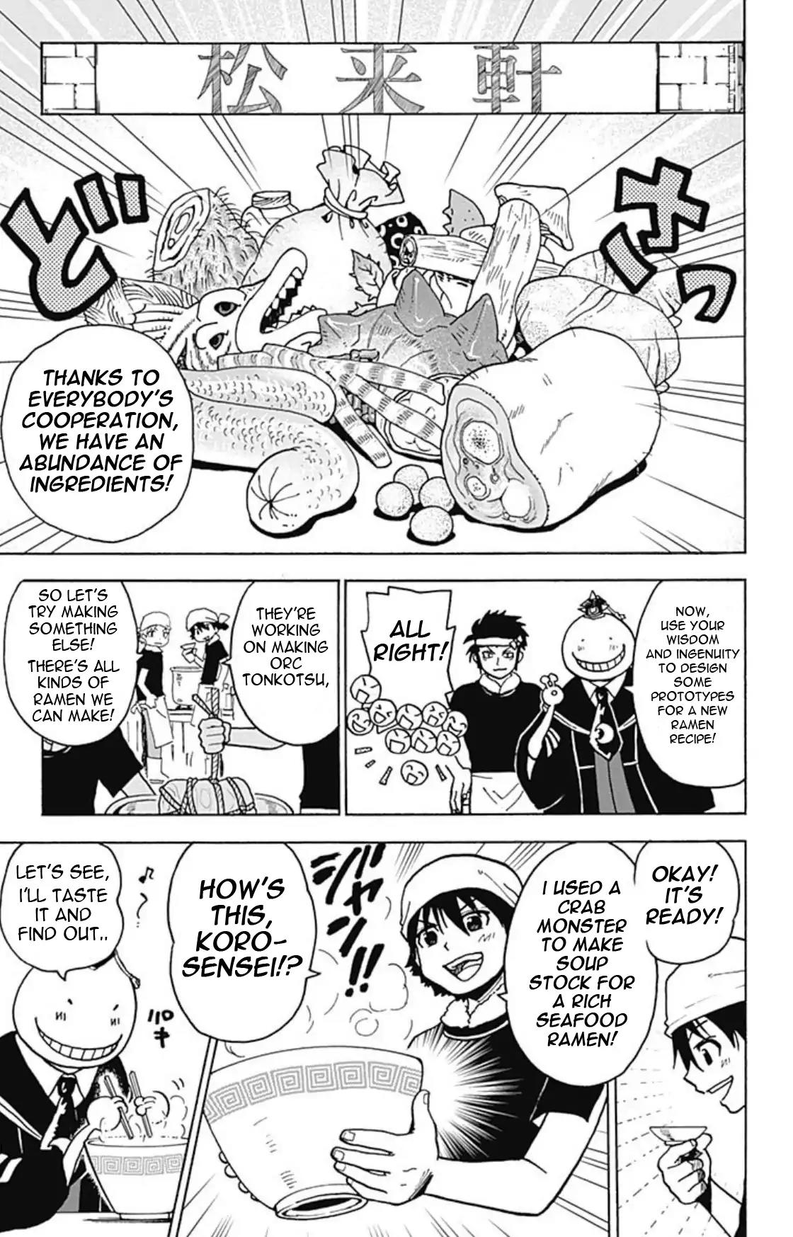 Ansatsu Kyoushitsu Spin-off Koro-sense Q! Chapter 15 page 13 - Chapter 15: Legendary Ramen