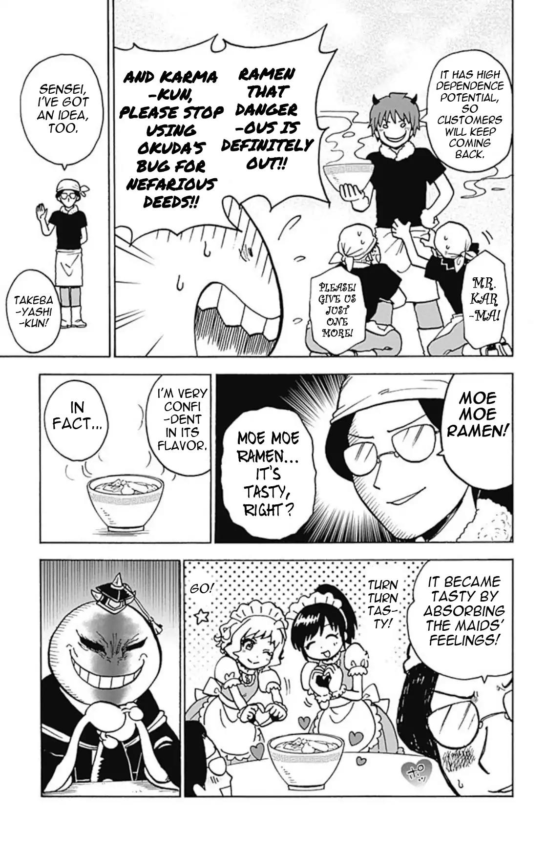 Ansatsu Kyoushitsu Spin-off Koro-sense Q! Chapter 15 page 17 - Chapter 15: Legendary Ramen