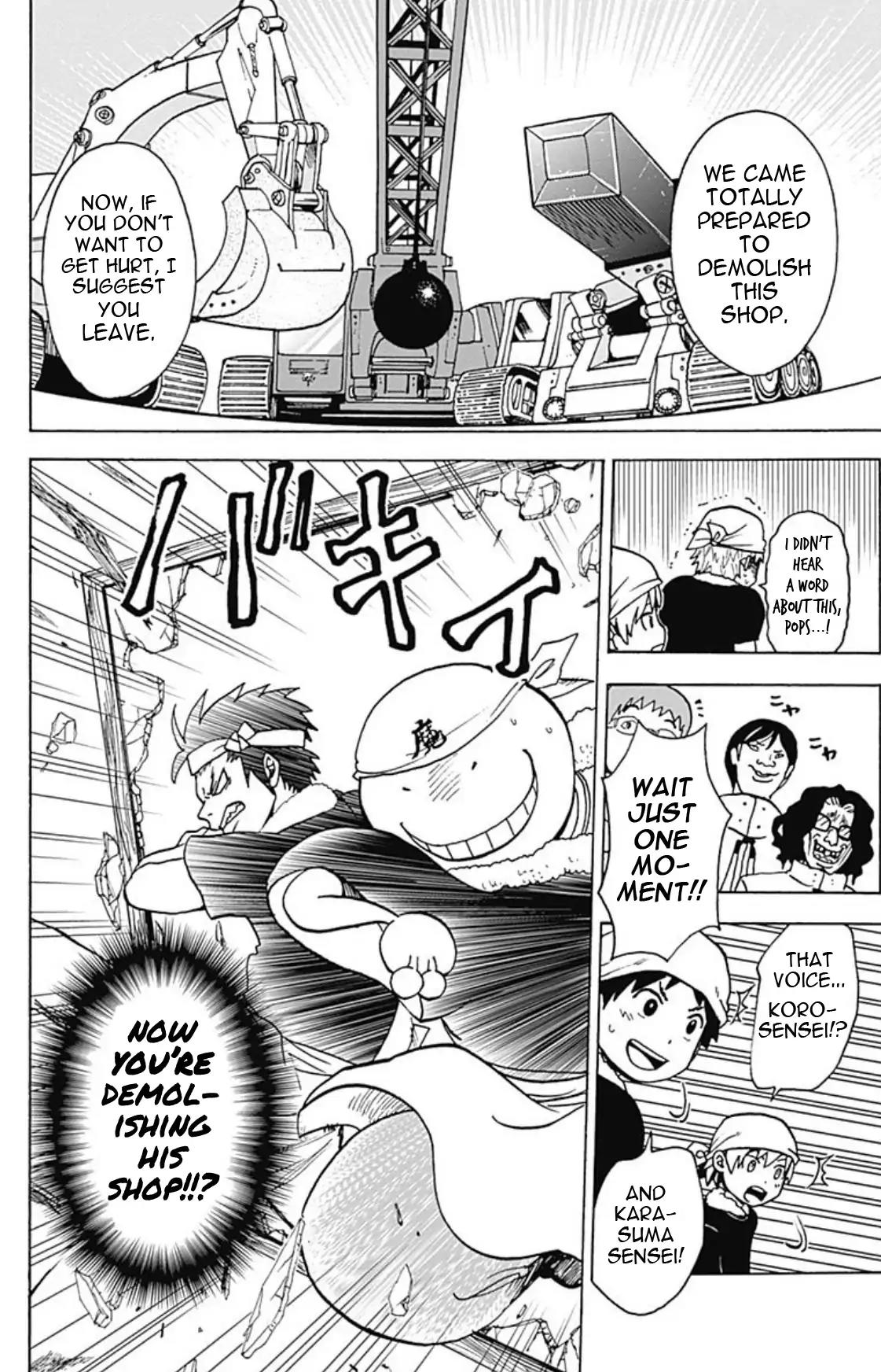 Ansatsu Kyoushitsu Spin-off Koro-sense Q! Chapter 15 page 22 - Chapter 15: Legendary Ramen