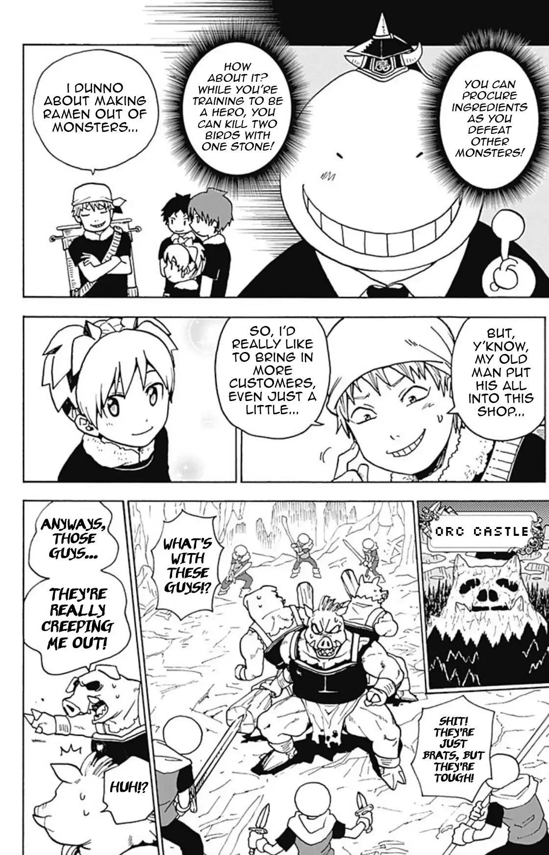 Ansatsu Kyoushitsu Spin-off Koro-sense Q! Chapter 15 page 8 - Chapter 15: Legendary Ramen
