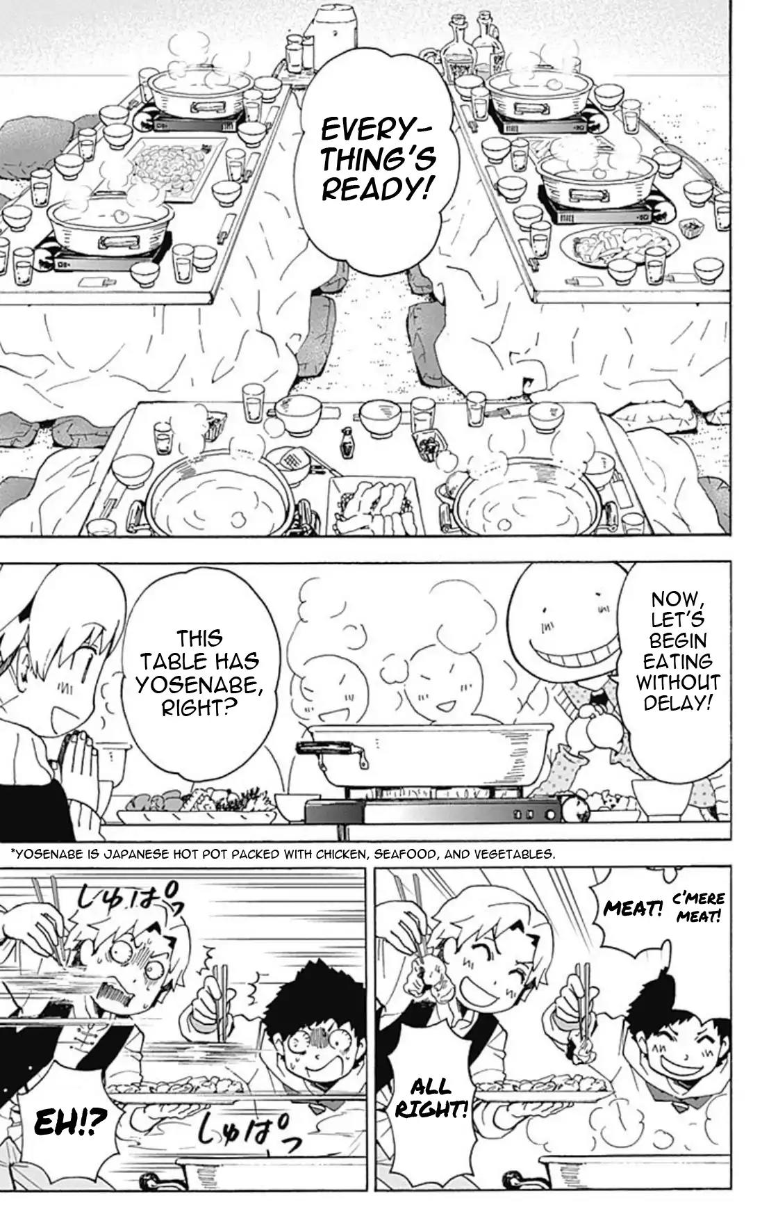 Ansatsu Kyoushitsu Spin-off Koro-sense Q! Chapter 16 page 10 - Chapter 16: Class E's Hot Pot Party