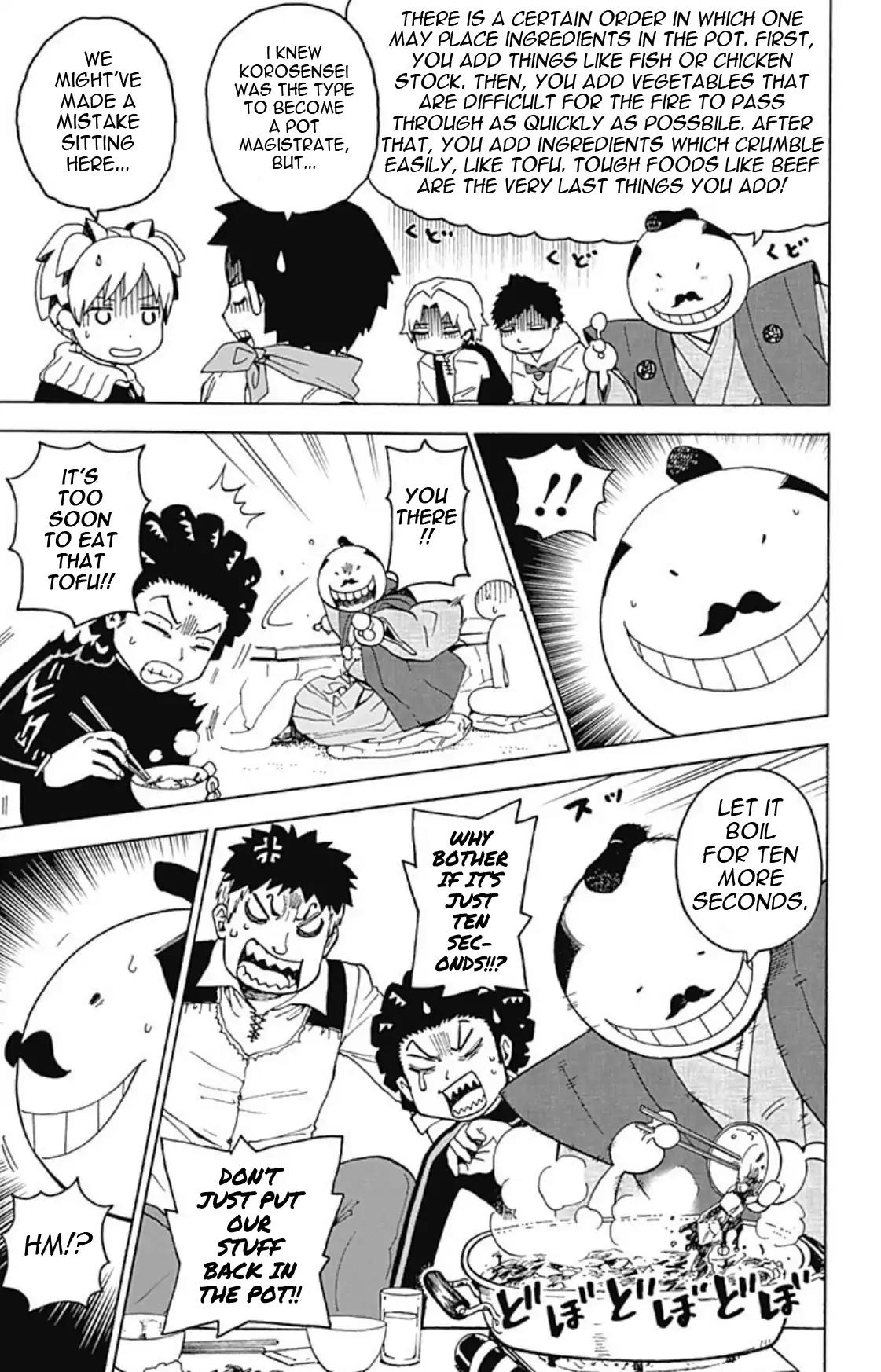 Ansatsu Kyoushitsu Spin-off Koro-sense Q! Chapter 16 page 12 - Chapter 16: Class E's Hot Pot Party