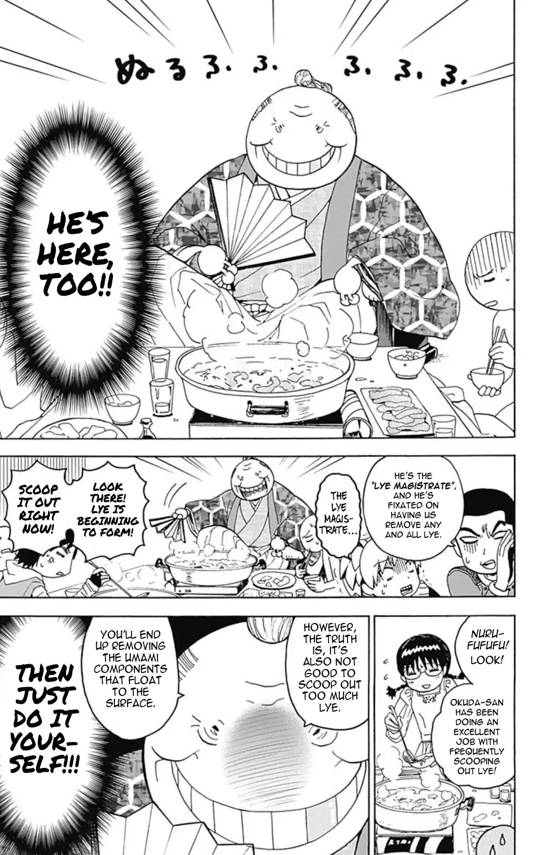 Ansatsu Kyoushitsu Spin-off Koro-sense Q! Chapter 16 page 14 - Chapter 16: Class E's Hot Pot Party