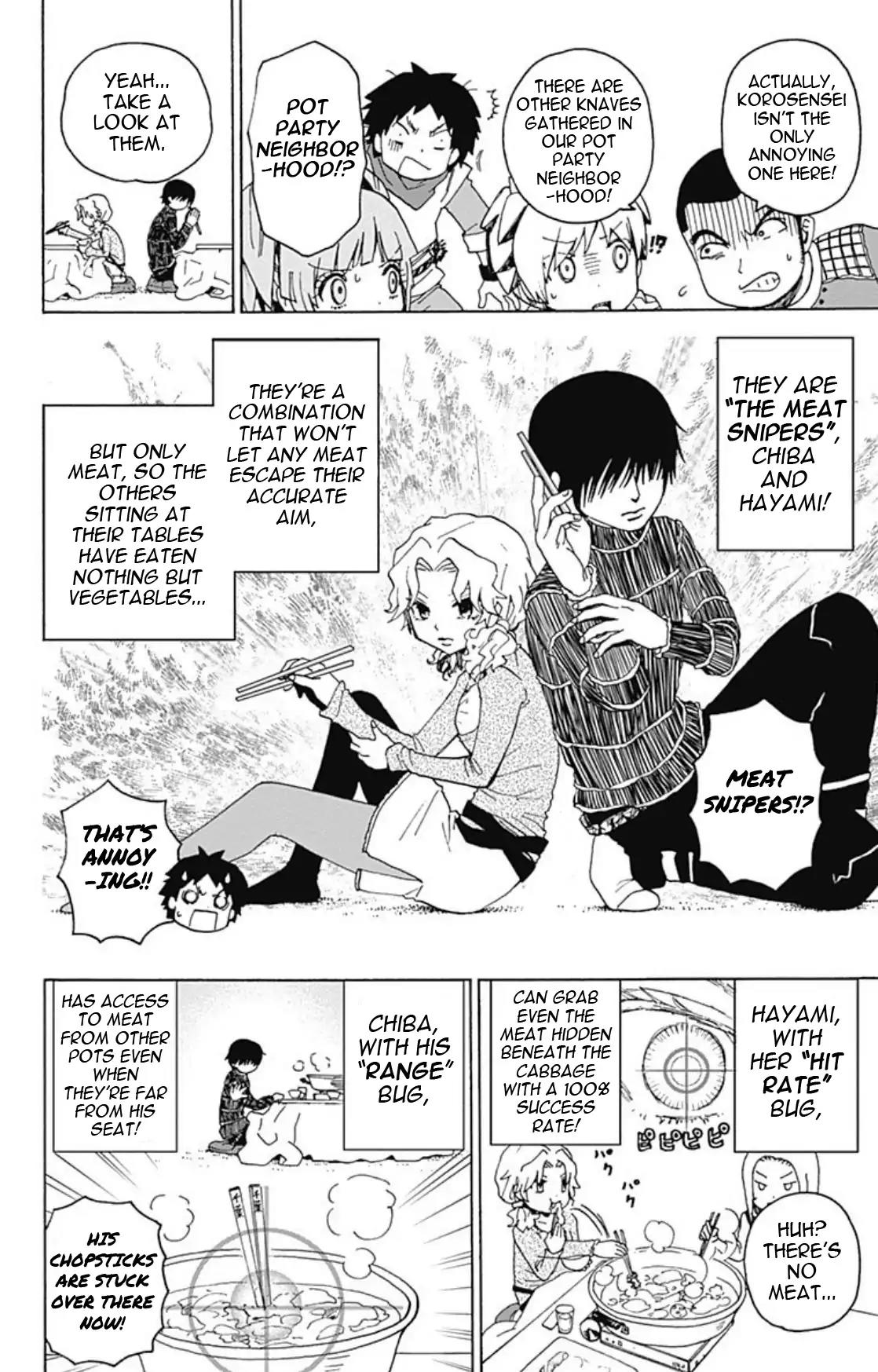 Ansatsu Kyoushitsu Spin-off Koro-sense Q! Chapter 16 page 15 - Chapter 16: Class E's Hot Pot Party