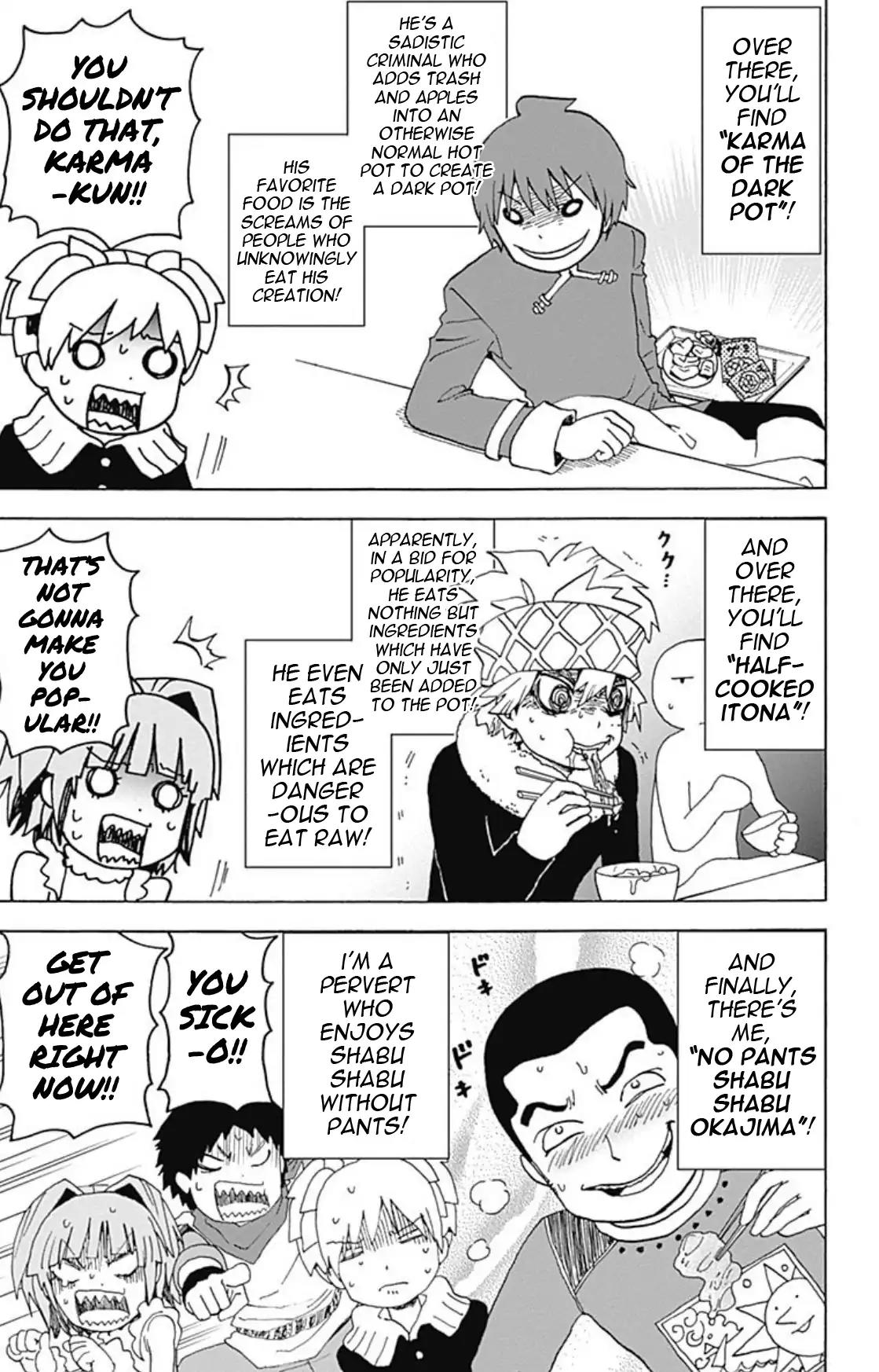 Ansatsu Kyoushitsu Spin-off Koro-sense Q! Chapter 16 page 16 - Chapter 16: Class E's Hot Pot Party