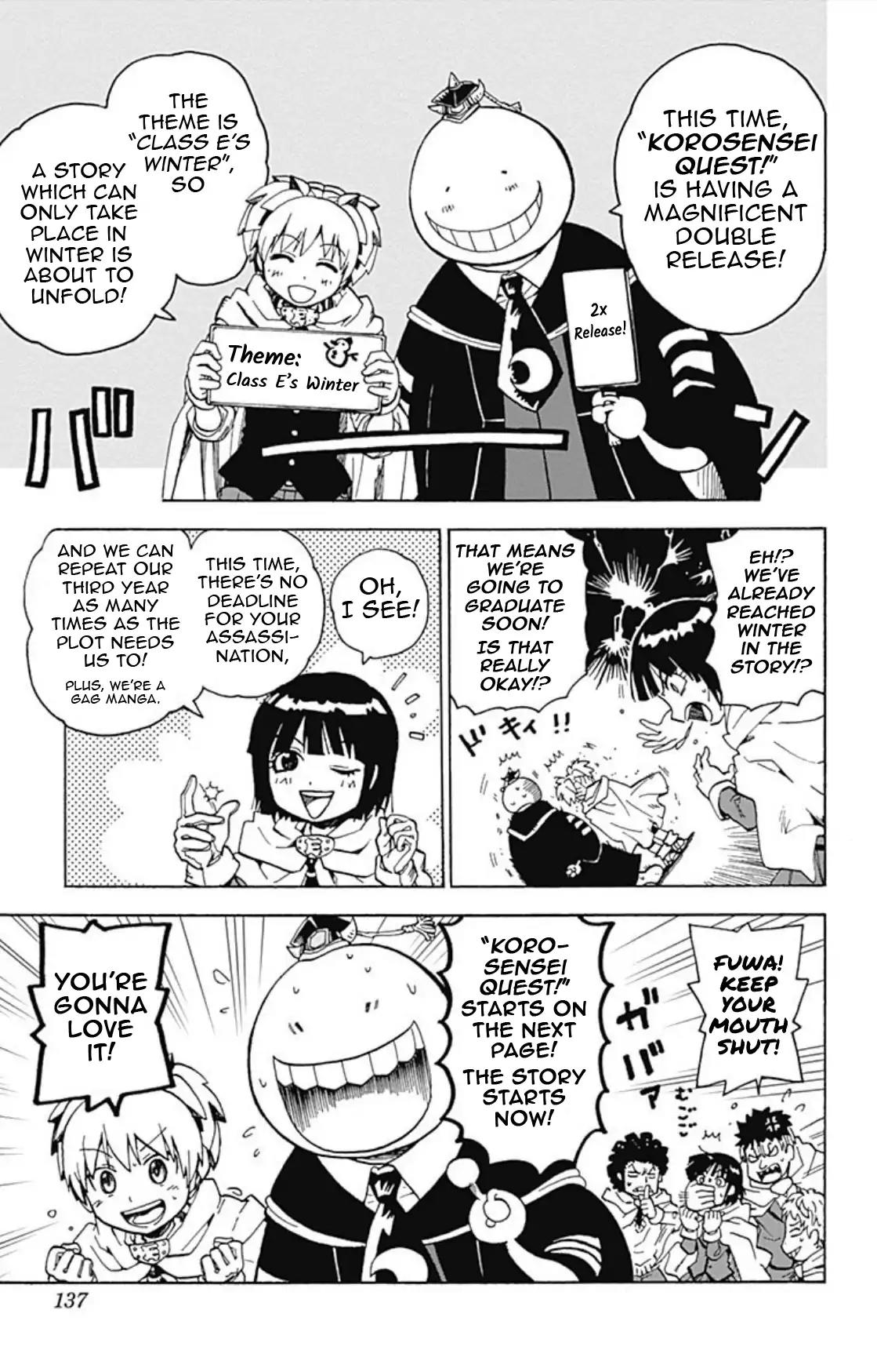 Ansatsu Kyoushitsu Spin-off Koro-sense Q! Chapter 16 page 2 - Chapter 16: Class E's Hot Pot Party