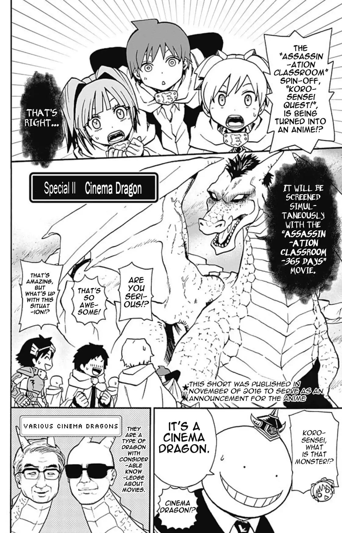 Ansatsu Kyoushitsu Spin-off Koro-sense Q! Chapter 17.5 page 2 - Chapter 17.5: Volume 3 Extras